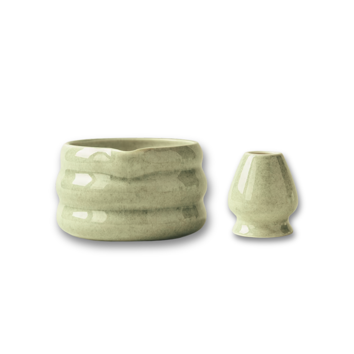 bowl + chasen holder.