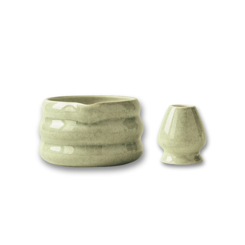 bowl + chasen holder.